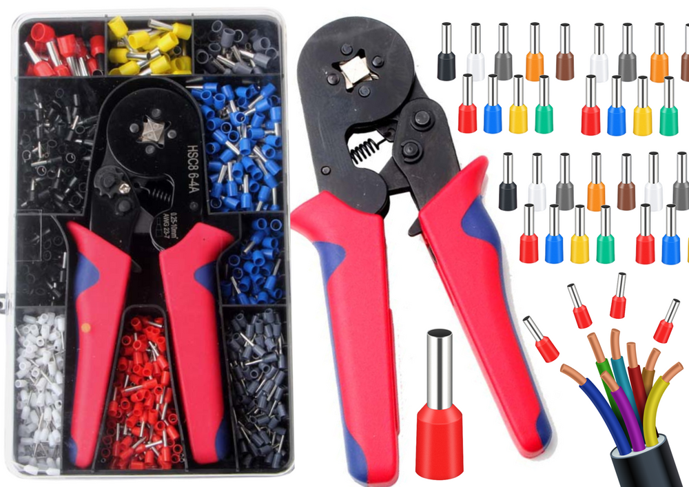 Set Of Crimping Press For Mounting Cable Sleeves In A Case 1200 Pcs