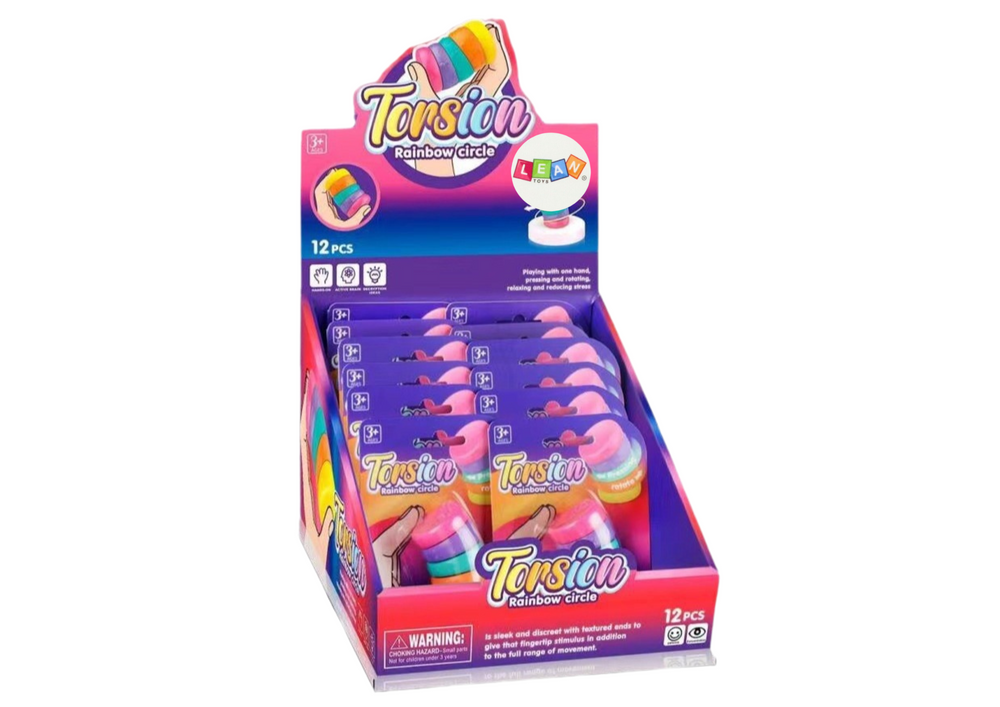 Sensory Toy Anti-stress Rainbow Rotating Wheels