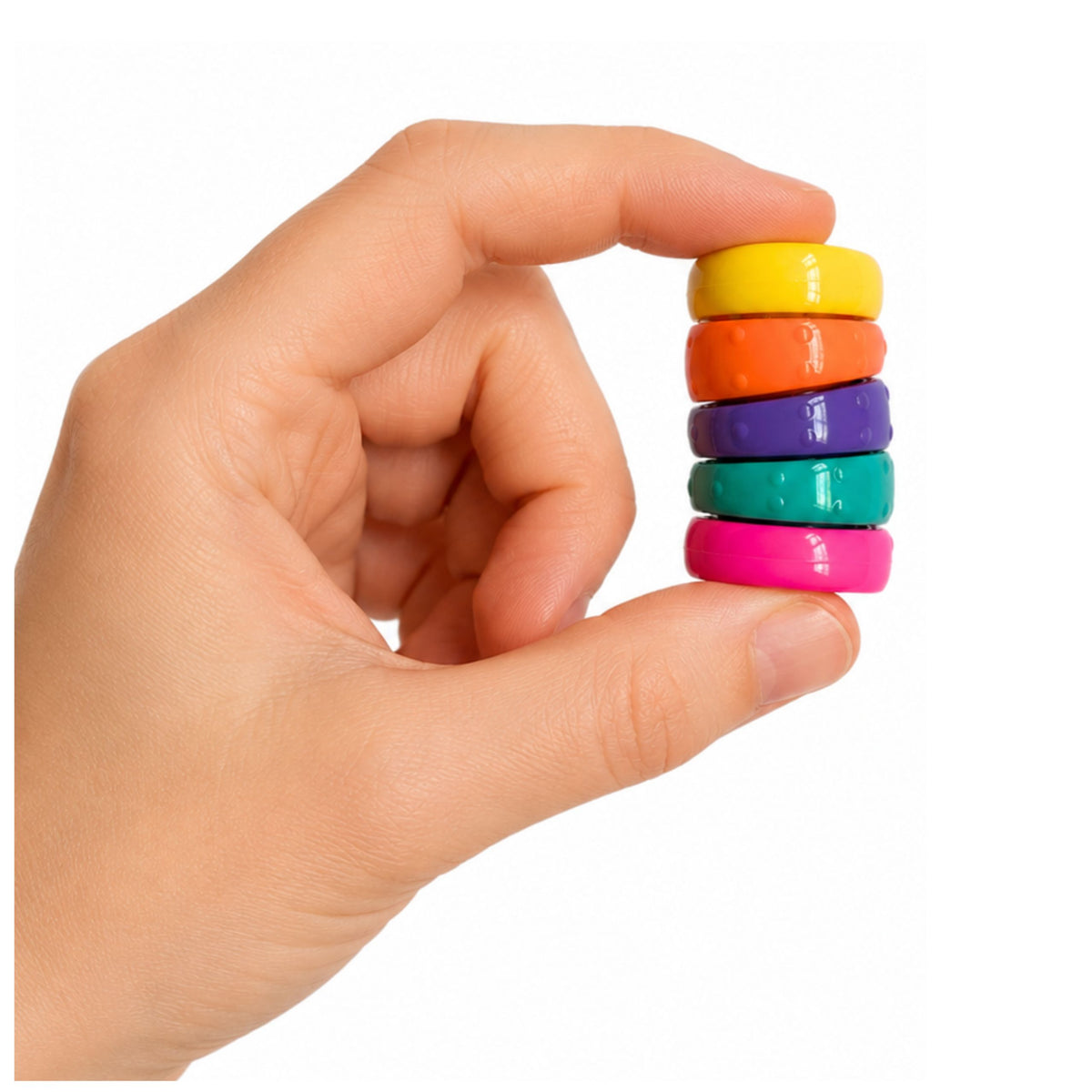 Sensory Toy Anti-stress Rainbow Rotating Wheels
