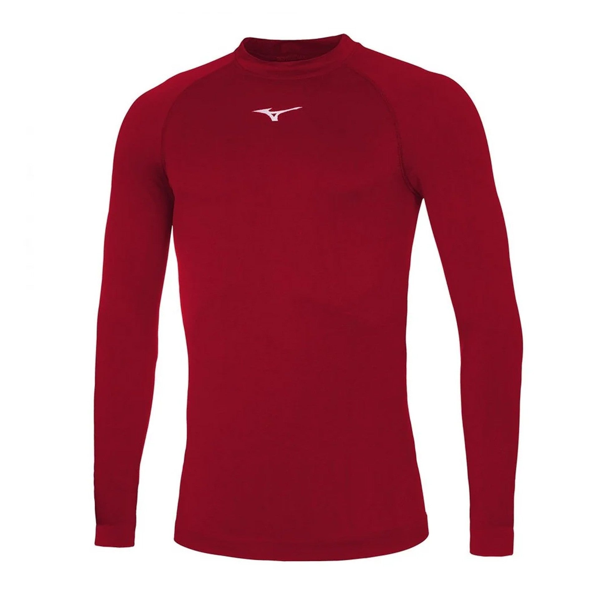 Mizuno Team Core Thermal тениска с дълъг ръкав Burdeos