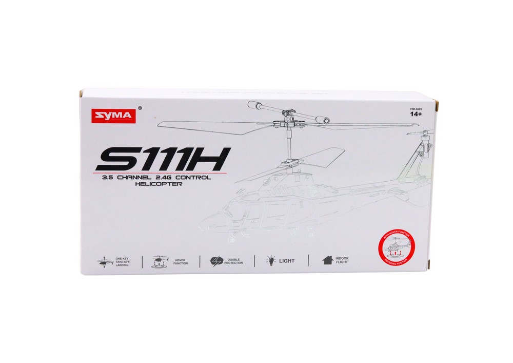 Remote Controlled Rc Helicopter Gyroscope Syma S111h Red