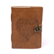 Notebook-hjärta med fodral i konstläder - 250g; 18x13 cm