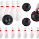 Classic Bowling Set Two Balls 10 Pins Skill Game