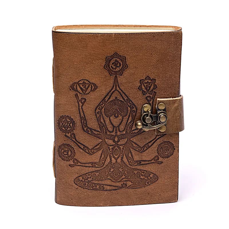 Notebook Chakra Meditation With Faux Leather Cover - 250g; Rozměr 18 x 13 cm