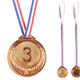 Bronzemedaille für den ersten Platz, Trophäe aus Zink, 6,5 cm