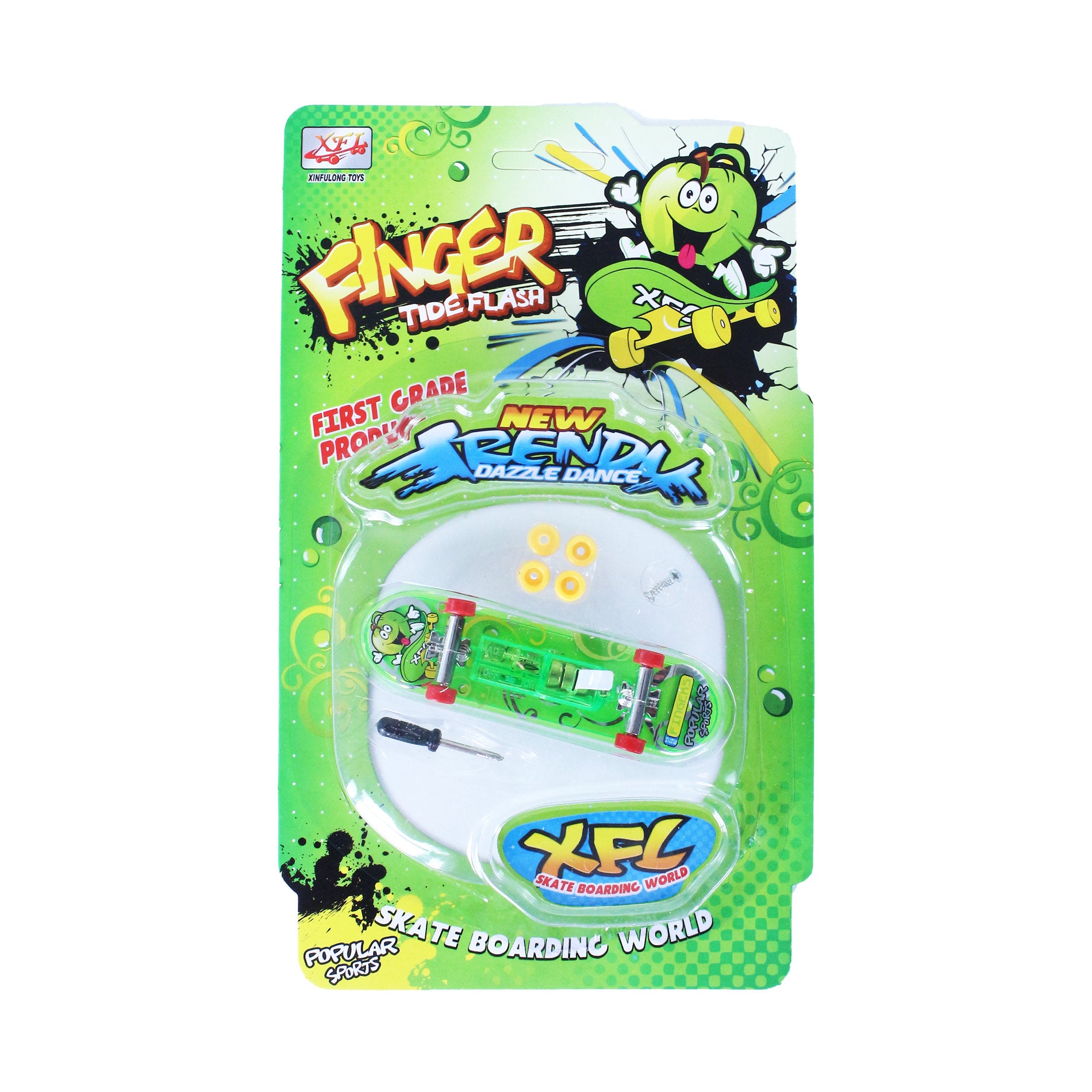 Schrauben-Skateboard mit Licht, 3 Typen