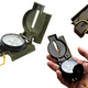Tourist Compass Compass Measure Fluorescent Hands Aluminum