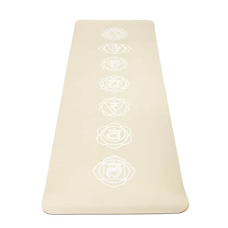 Yogi & Yogini Premium Tpe Yogamatte Chakra Beige – 950 g