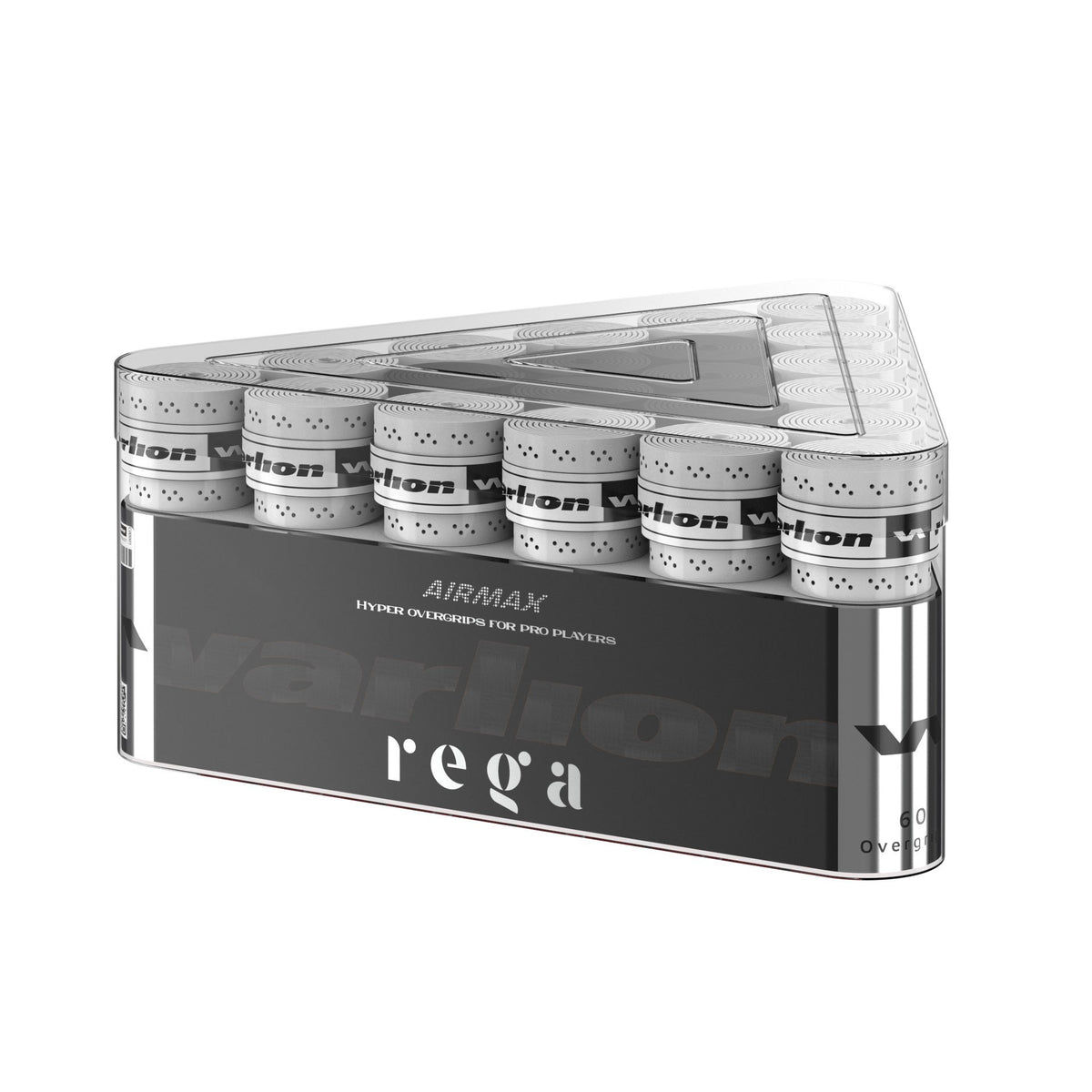 Varlion Rega Airmax Prisma Jar Of 60 Overgrips Blanco/Negro ÚNICA