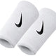 Nike Swoosh Doublewide Wristbands Pink White-black White