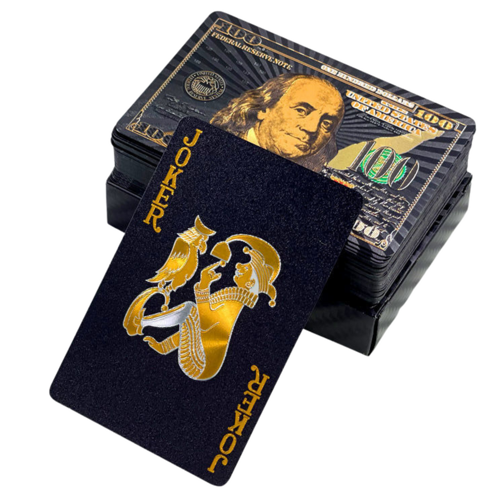 Cártaí Imeartha Bille Dollar Galánta Black Deic 54 Cárta