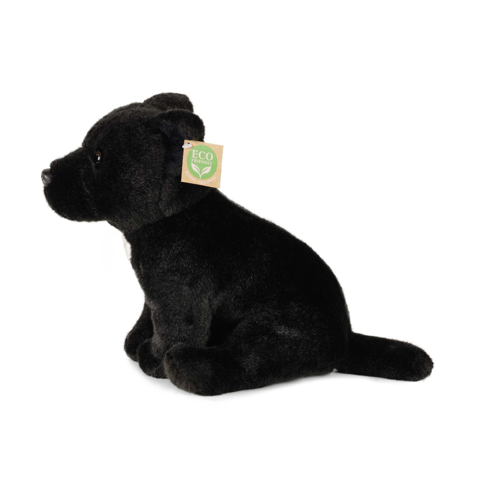 Plüss Staffordshire Bull Terrier Fekete 30cm Eco-f.