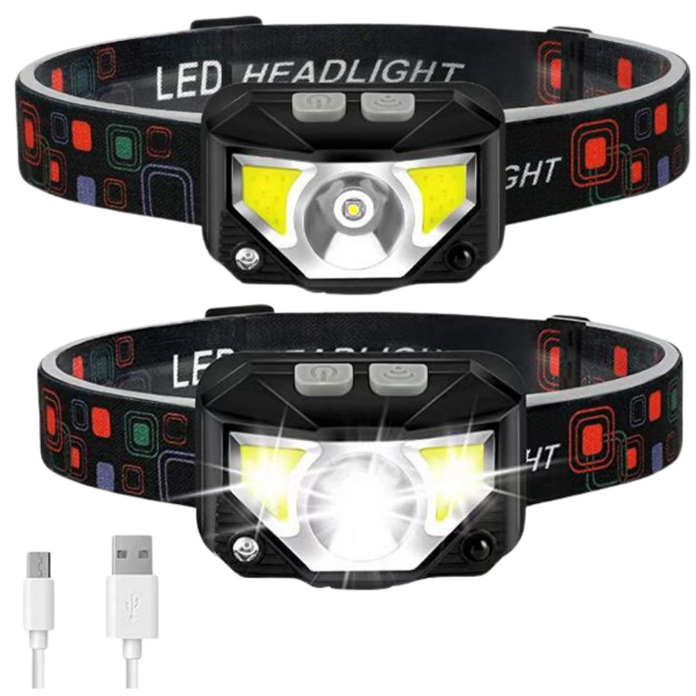 Led Headlamp Headlamp Motion Sensor 6 Lighting Modes