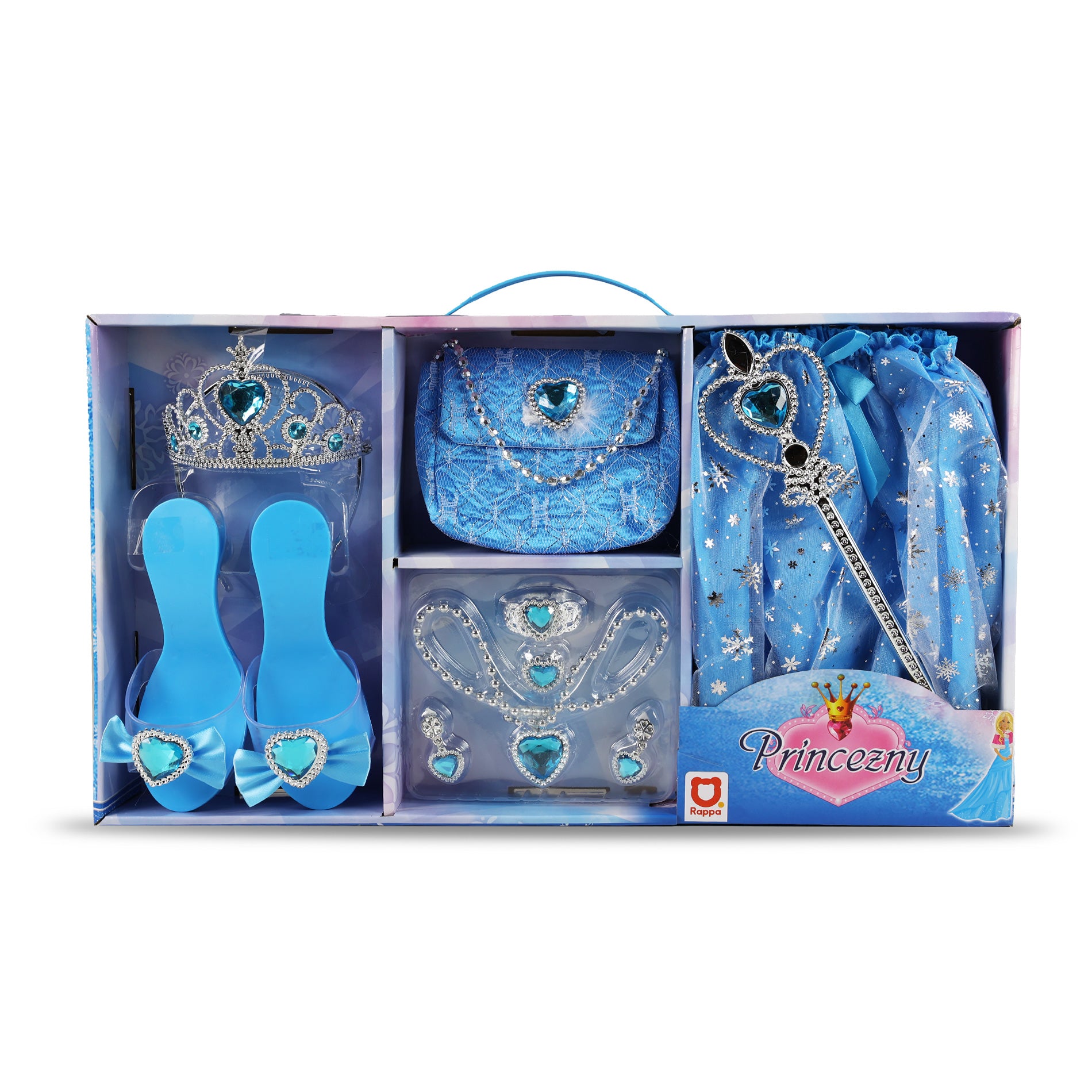 Set 8 Pezzi Princess Blu In Scatola