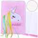 Plush Fur Notebook Notebook Lined With Unicorn Mane Colorful A5
