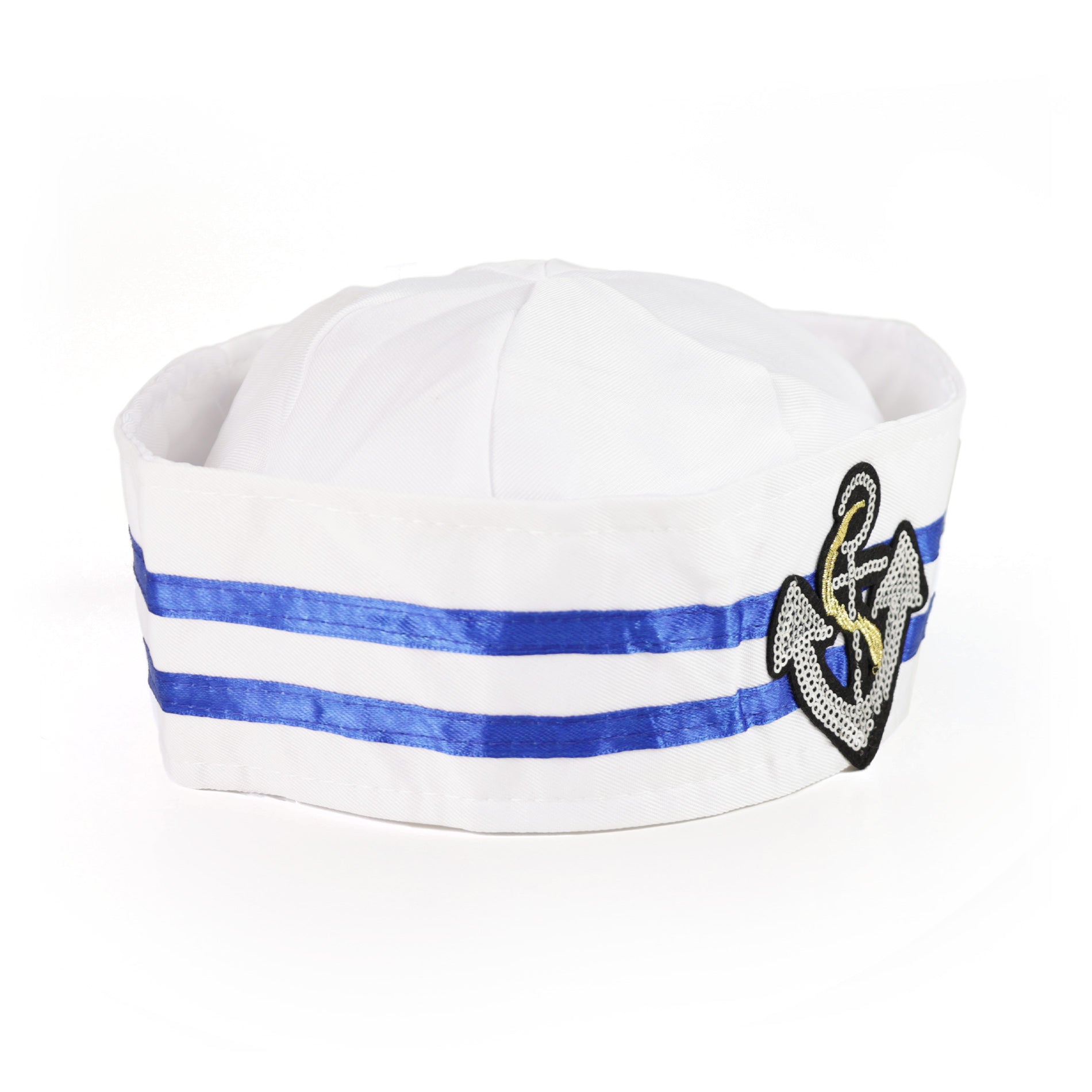 Children White Sailor Hat