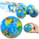 Anti-stress Ball Kneading Globe Earth Exercise Ball 6cm