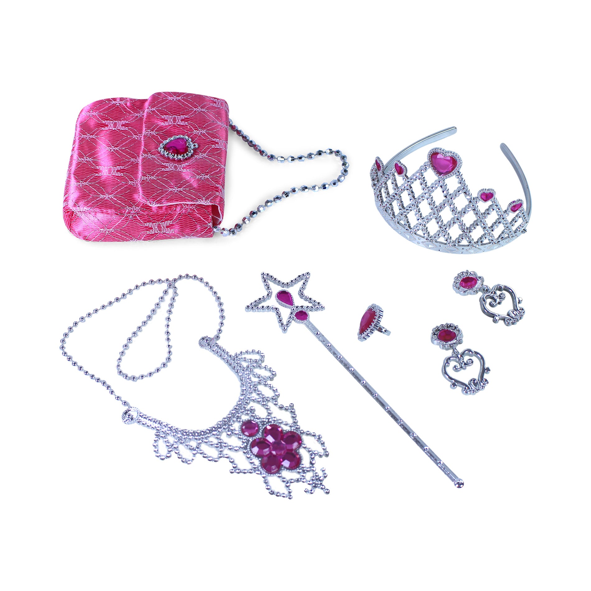 Princess Set With Handbag Pink