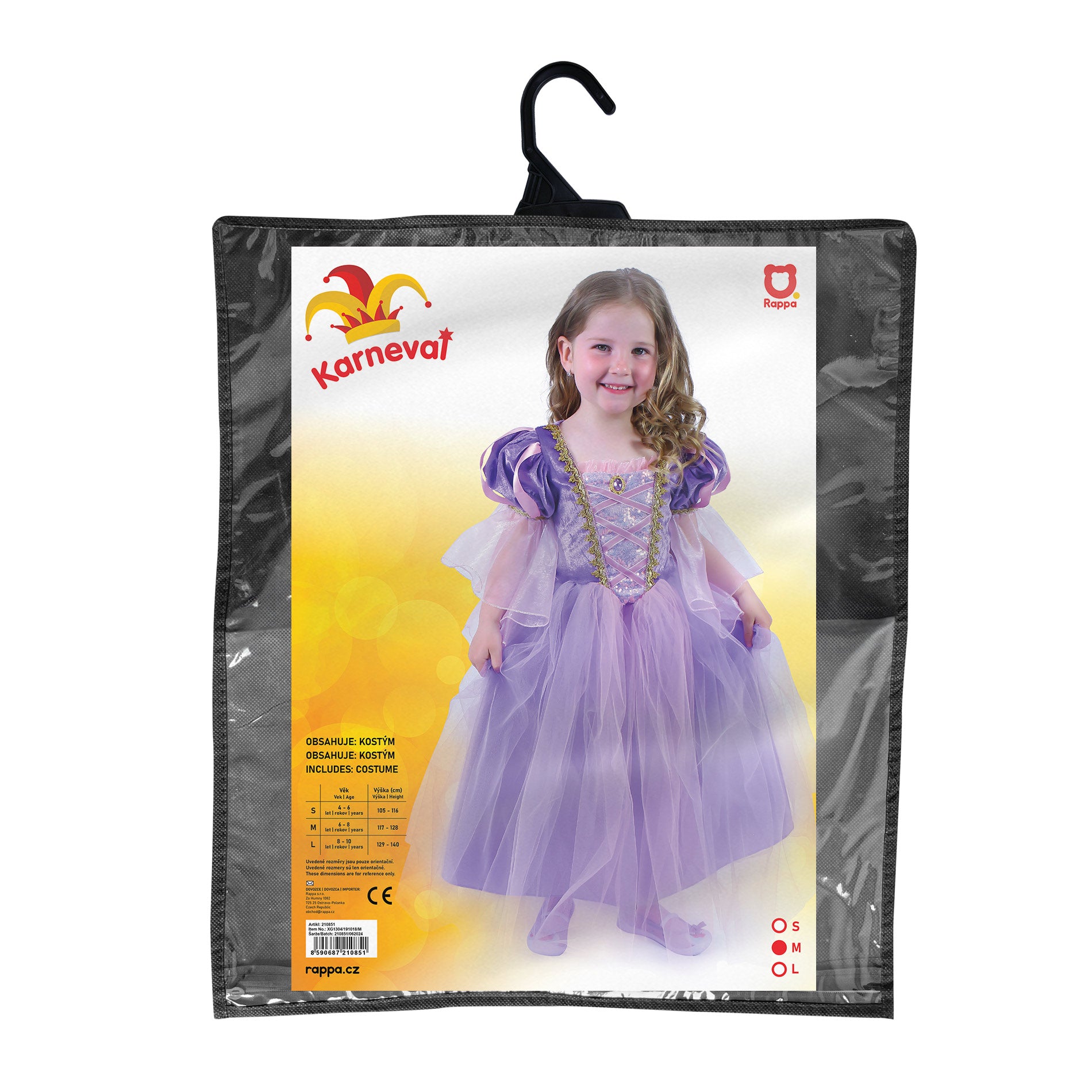 Barndräkt - Violet Princess (m)