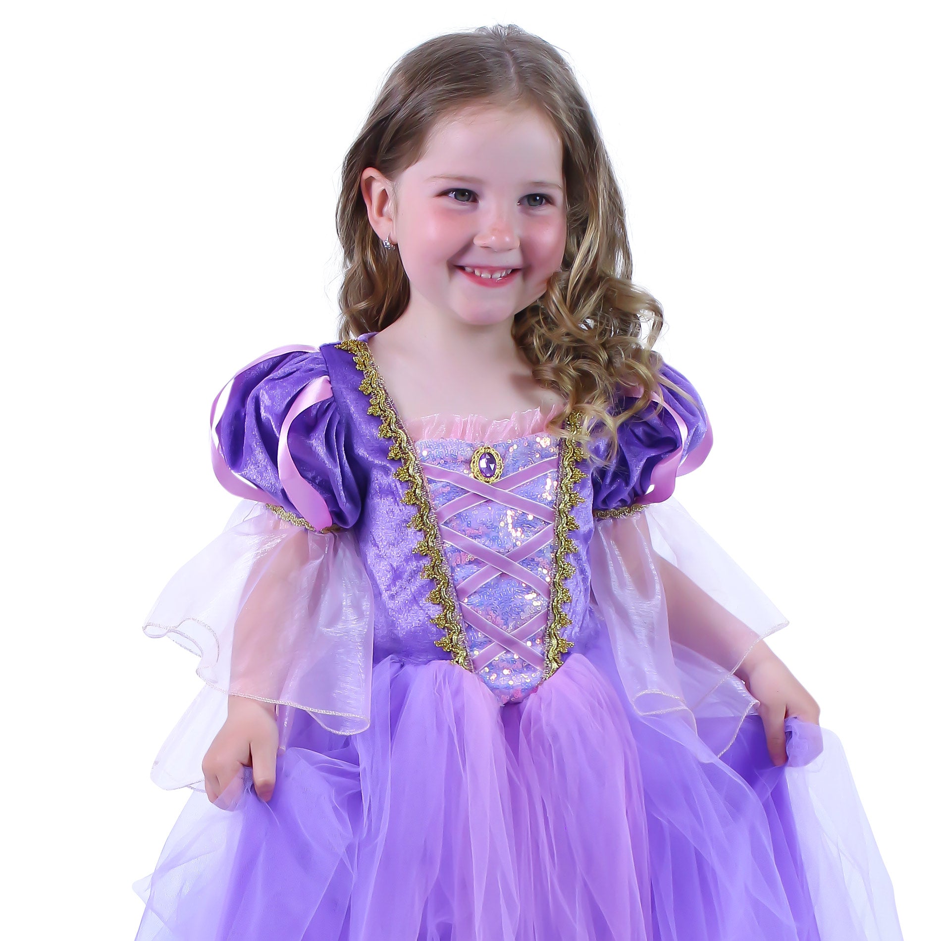 Barndräkt - Violet Princess (m)