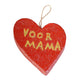 Paper-mâché Heart Craft Pendant
