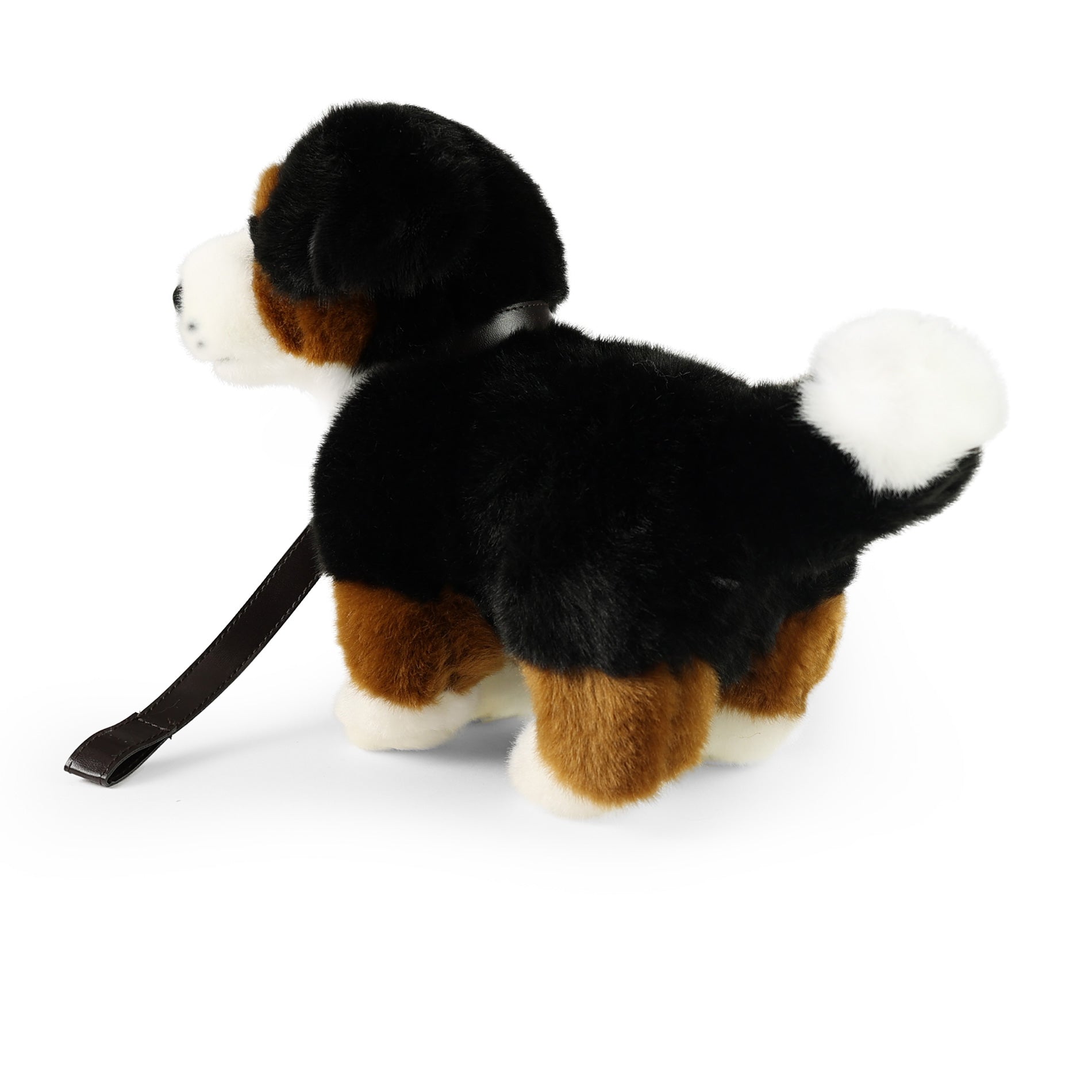 Plüss berni pásztorkutya pórázzal 22 cm Eco-f.