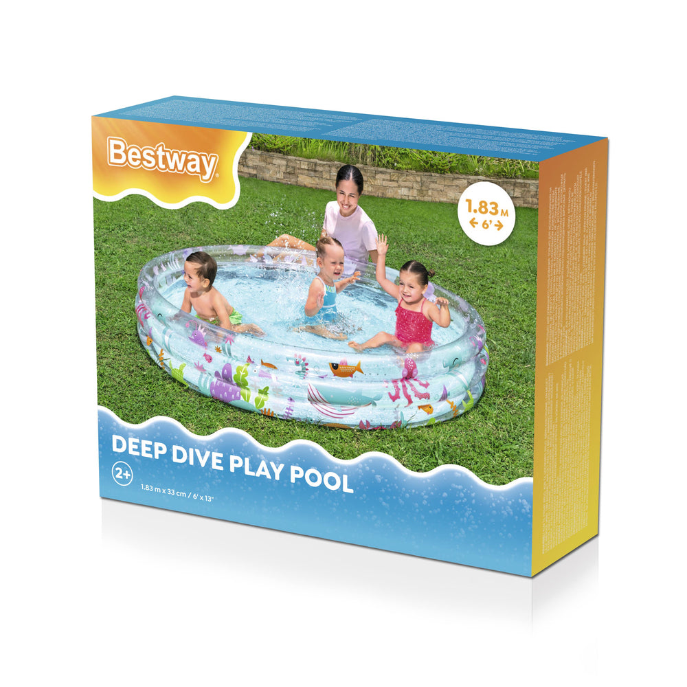 Sea World Inflatable Pool 183 X 33 Cm Bestway 51005