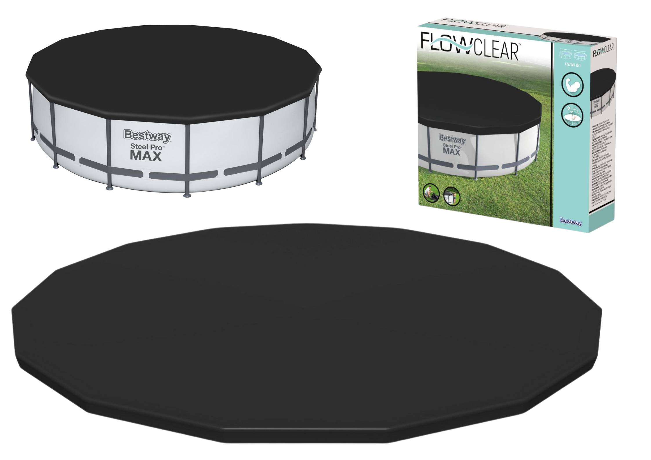 Kryt na bazén 457 cm Bestway 58038