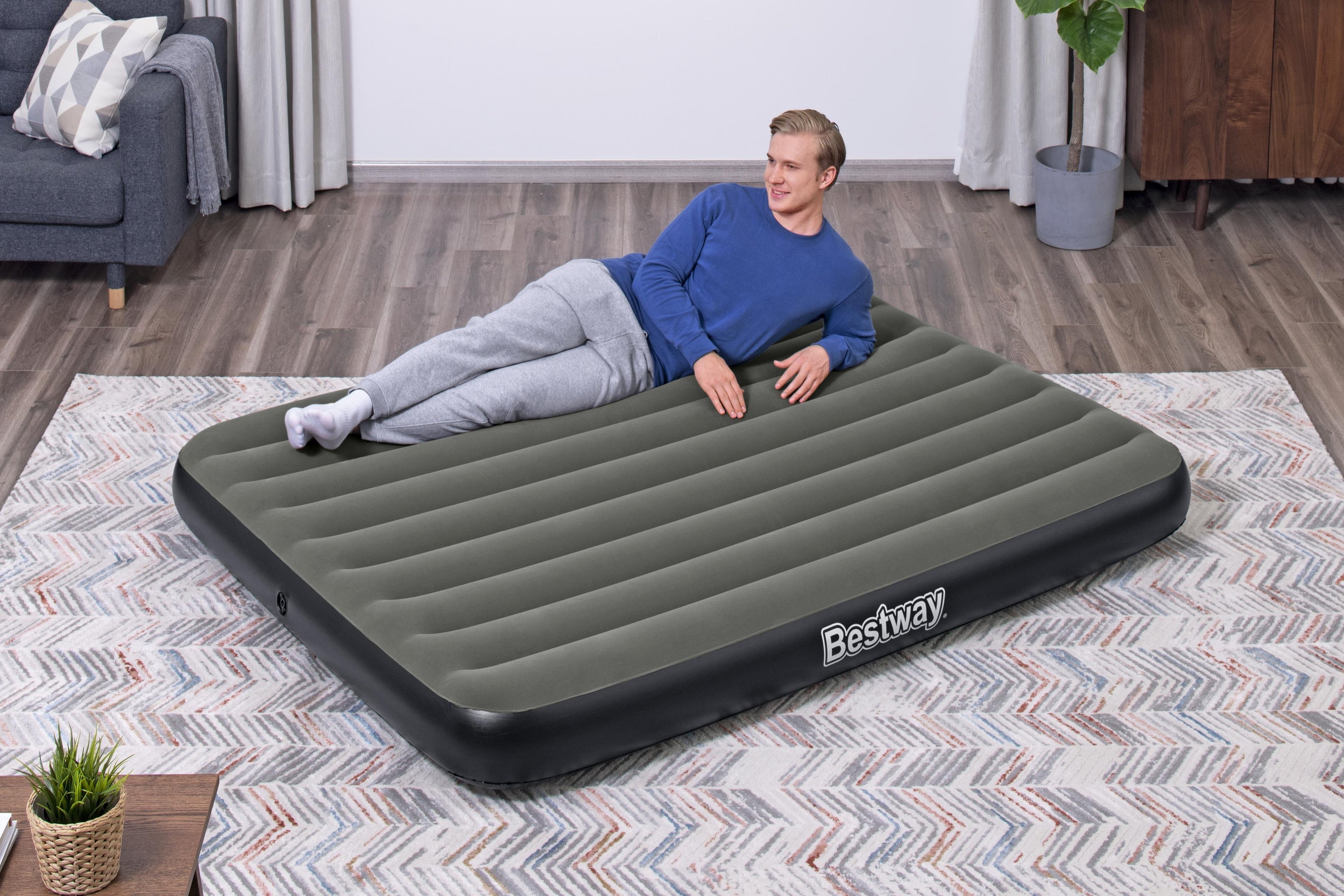 Inflatable Mattress 203 X 152 X 25 Cm Bestway 6713n