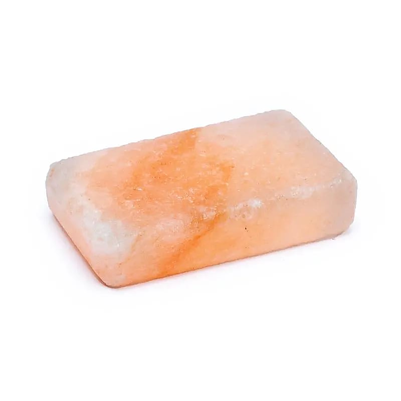 Retângulo de pedra de sal do Himalaia - ± 200-250g Pacote de 4 unidades