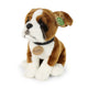 Plüss boxer gallérral 27 cm Környezetbarát