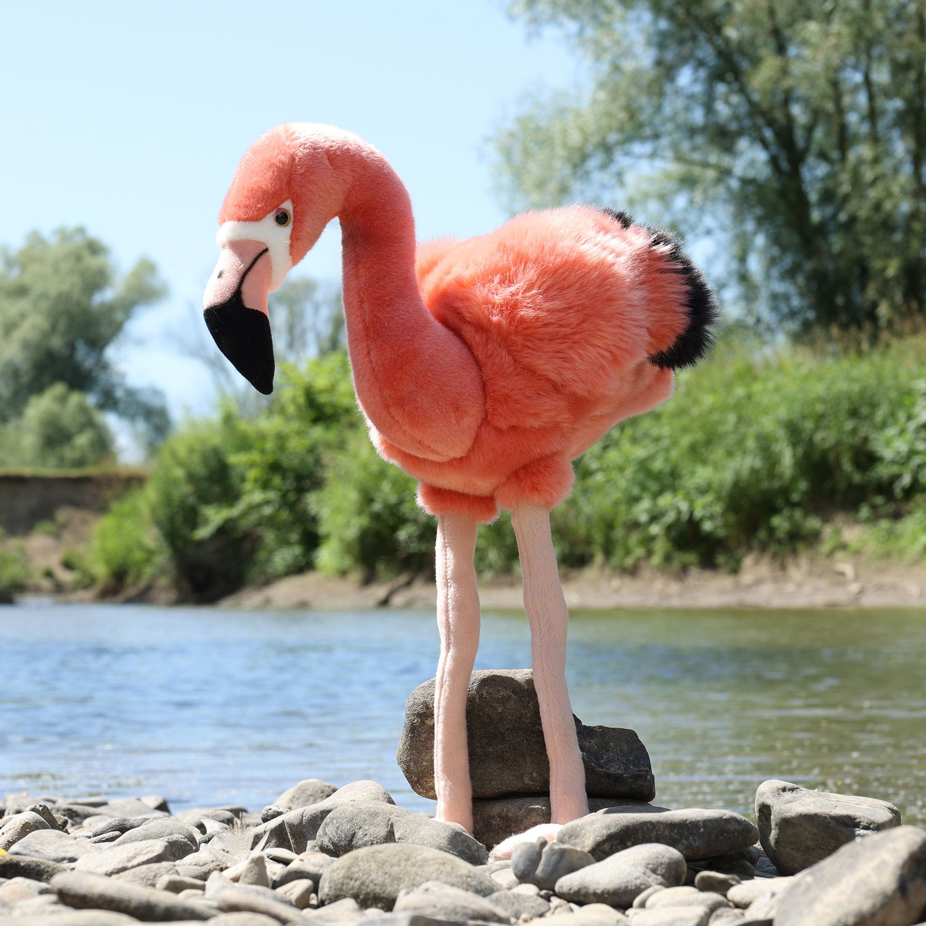 Plush Flamingo 46 Cm Eco-friendly