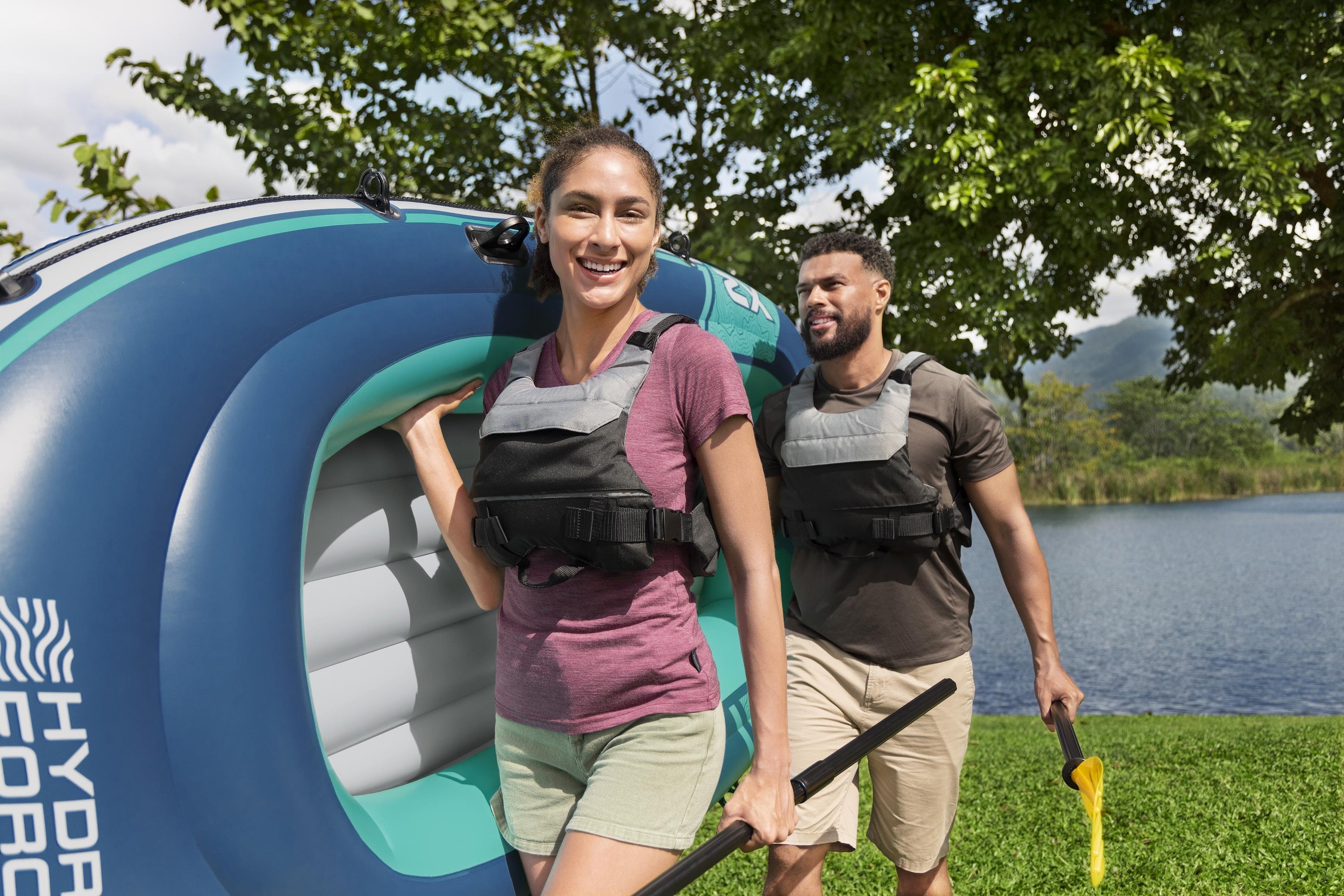 Inflatable Pontoon 232 X 118 Cm Bestway 61153