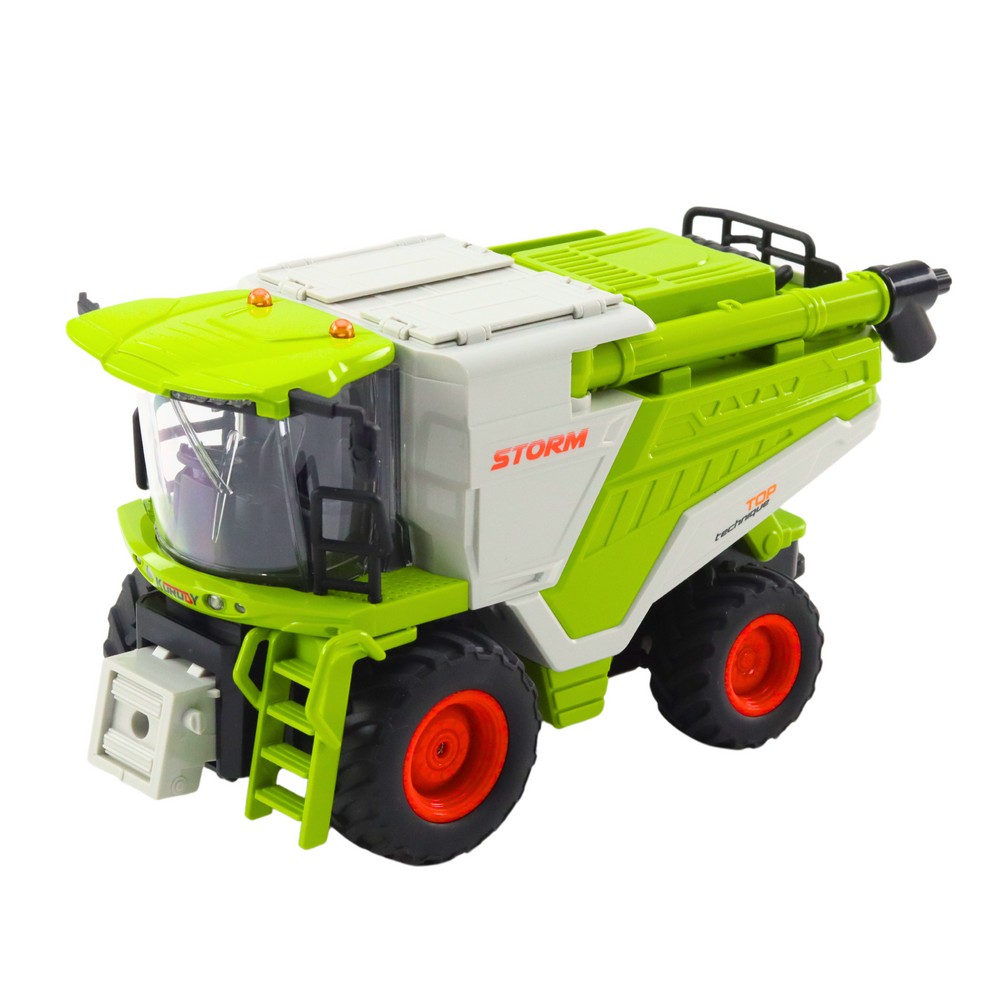 Combine Harvester With Grain Header 2in1 Remote Controlled Rc Smoke Effect 2.4g