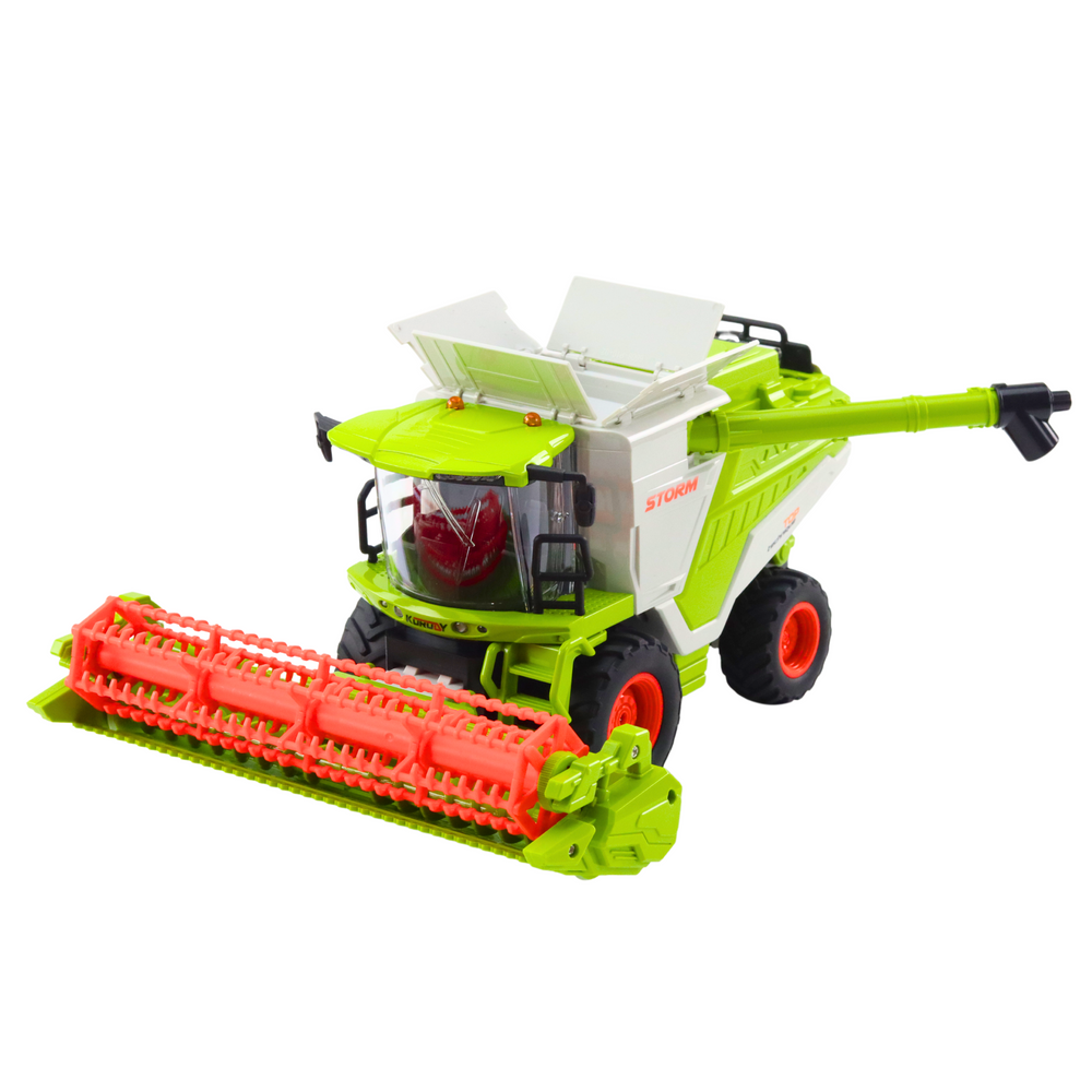 Combine Harvester With Grain Header 2in1 Remote Controlled Rc Smoke Effect 2.4g