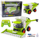 Combine Harvester With Corn Header 2in1 Remote Controlled Rc Smoke Effect 2.4g