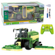 Combine Harvester With Lawn Mowers Steam Effect Remote Controlled Rc 2.4g