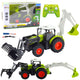 Agricultural Tractor With Rotating Bucket And Excavator 2in1 Remote Controlled 2.4g