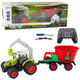 Agricultural Tractor With Seeder And Rotary Grabber Remote Controlled 2.4g