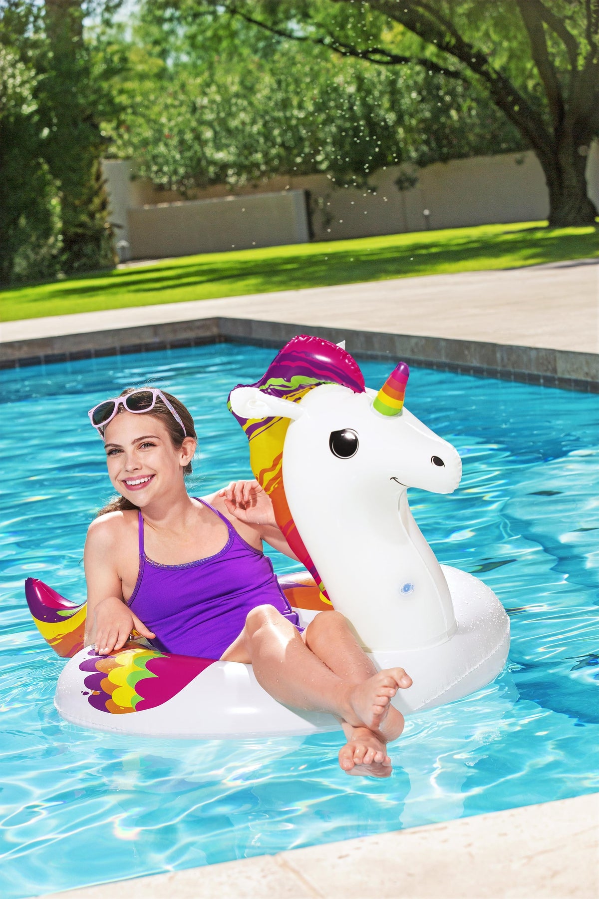 Inflatable Unicorn Swimming Ring 119 X 91 Cm Bestway 36159