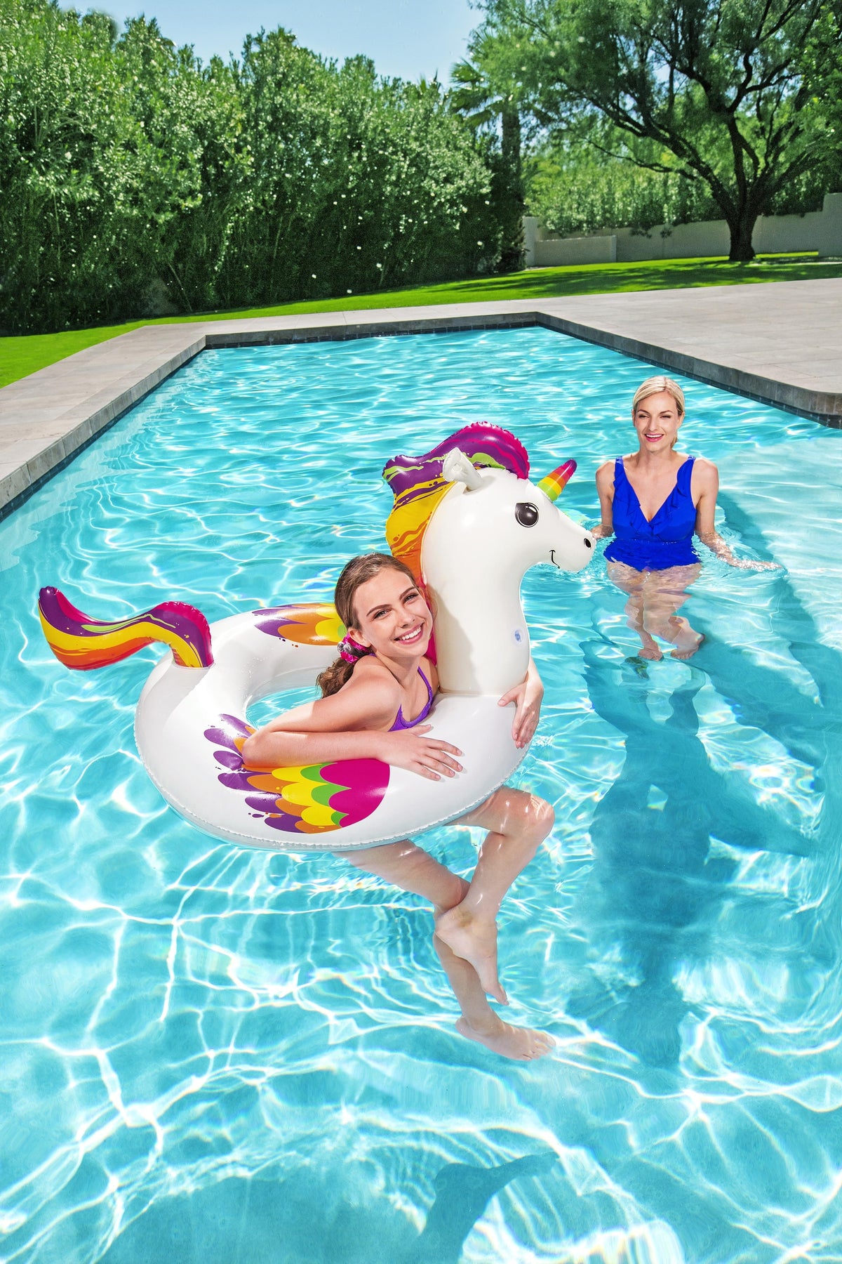 Inflatable Unicorn Swimming Ring 119 X 91 Cm Bestway 36159
