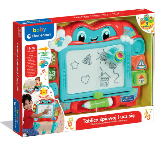 Interactive Educational Board Polish Language Clementoni 50927