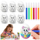 Easter Styrofoam Eggs For Painting Markers Markers Mouse 6pcs