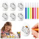 Easter Styrofoam Eggs For Painting Markers Markers Hen 6pcs