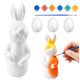 Bunny Styrofoam Decoration Painting Kit 3 Eggs Paint
