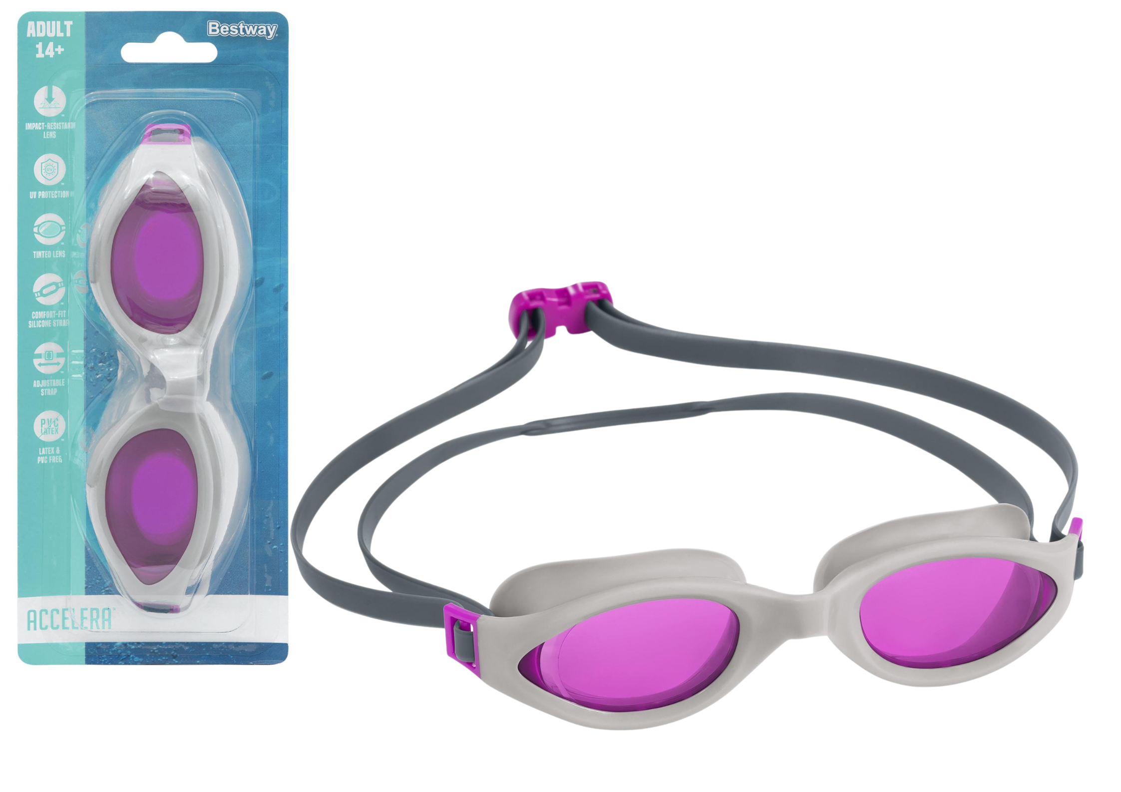 Gafas de Natación Bestway 21077 Rosa
