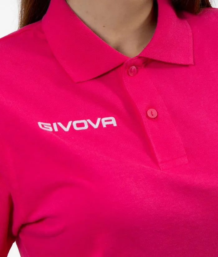 Polo shirt Givova Polo Cotone Piquet Summer Pink