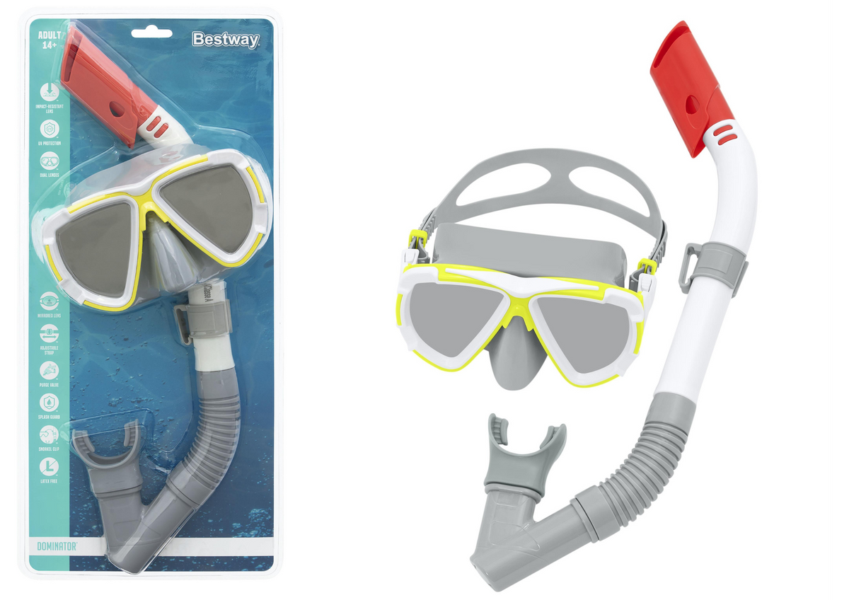 Dykset Grå Mask Snorkel Bestway 24053
