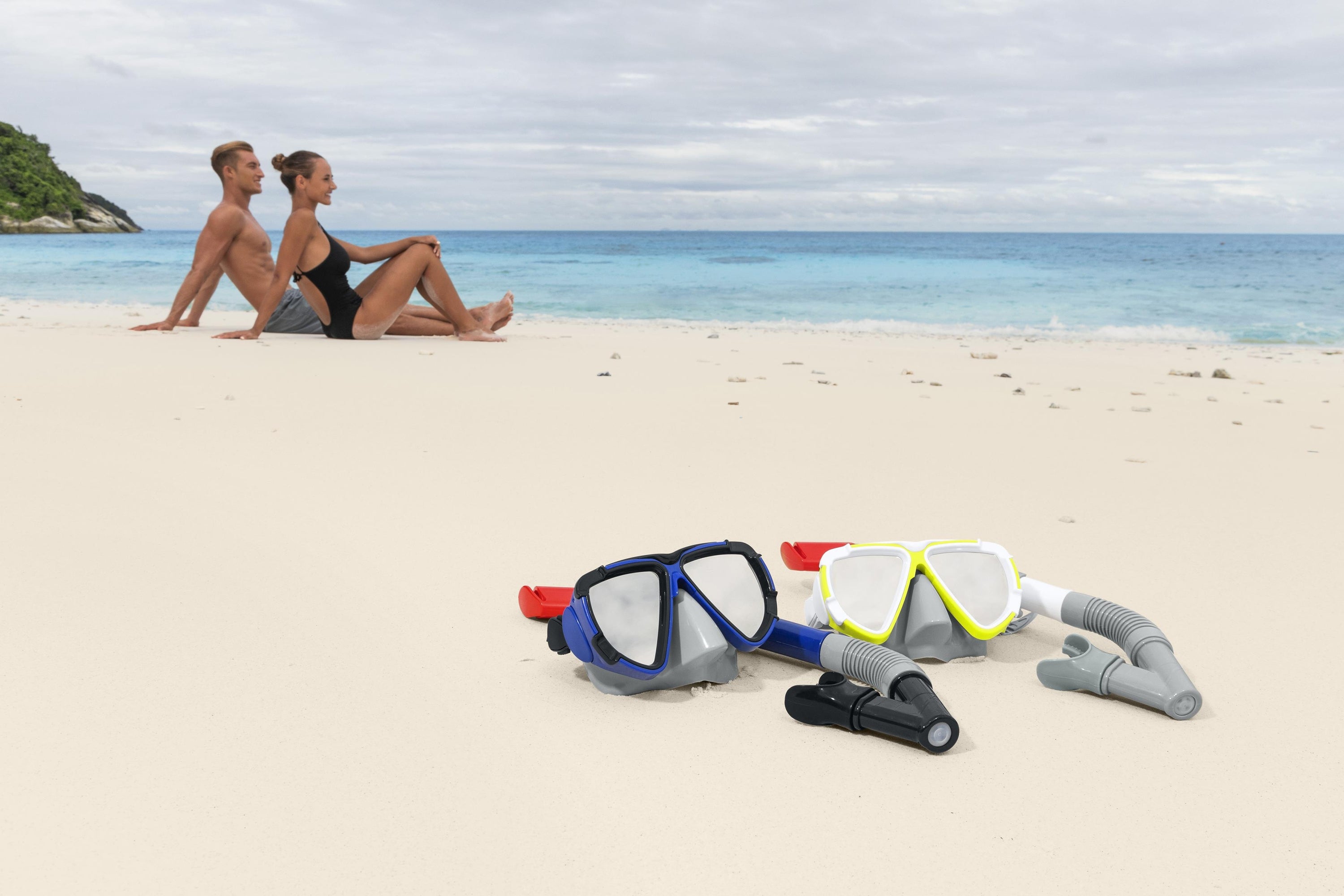 Diving Set Black Mask Snorkel Bestway 24053