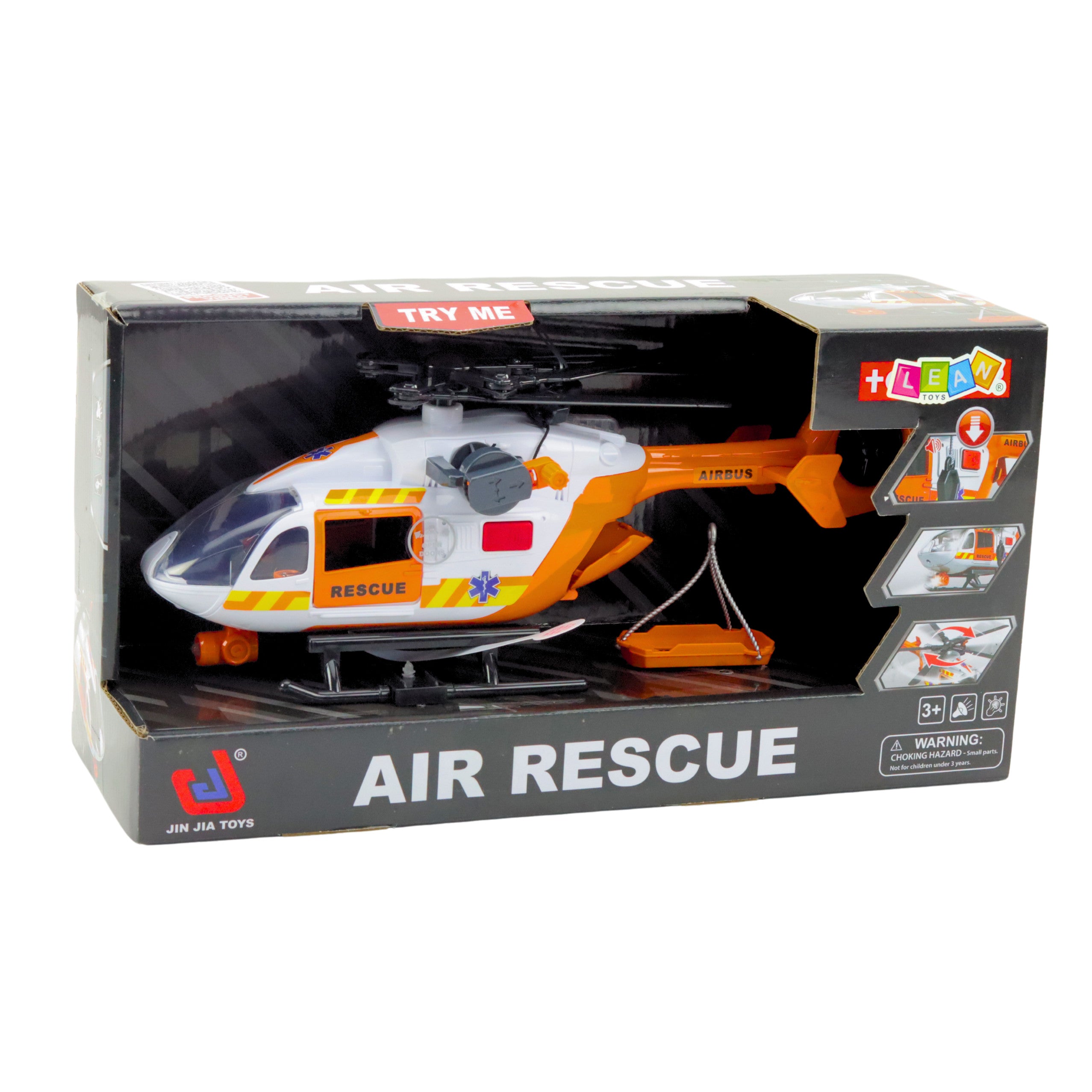 Rescue Helicopter Hook Stretcher Lights Sounds 1:14